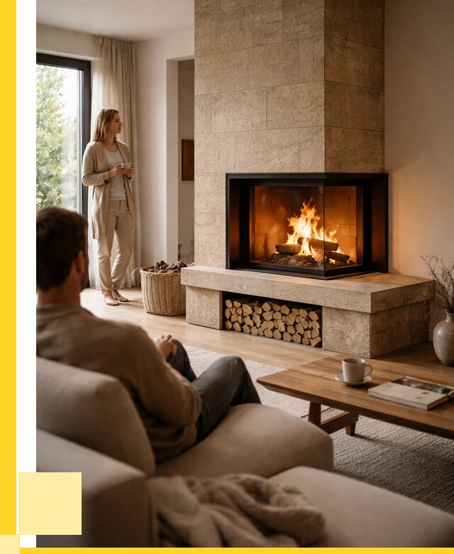 Угловые камины из кирпича установка в Егорьевске от 151890 р. ЭриданГрь