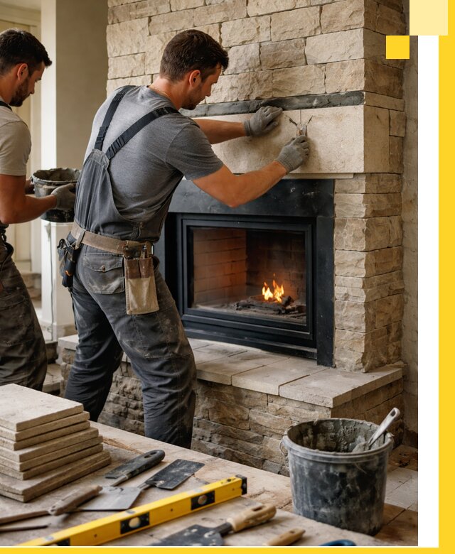 Проектирование и установка открытых каминов в Егорьевске