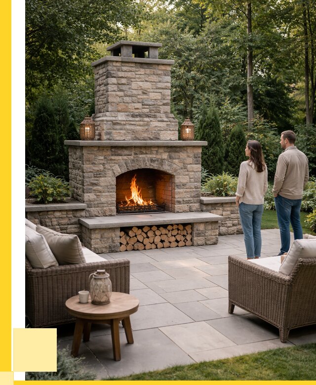 Уличные камины из кирпича в Егорьевске от 151890 р. | ЭриданГрь