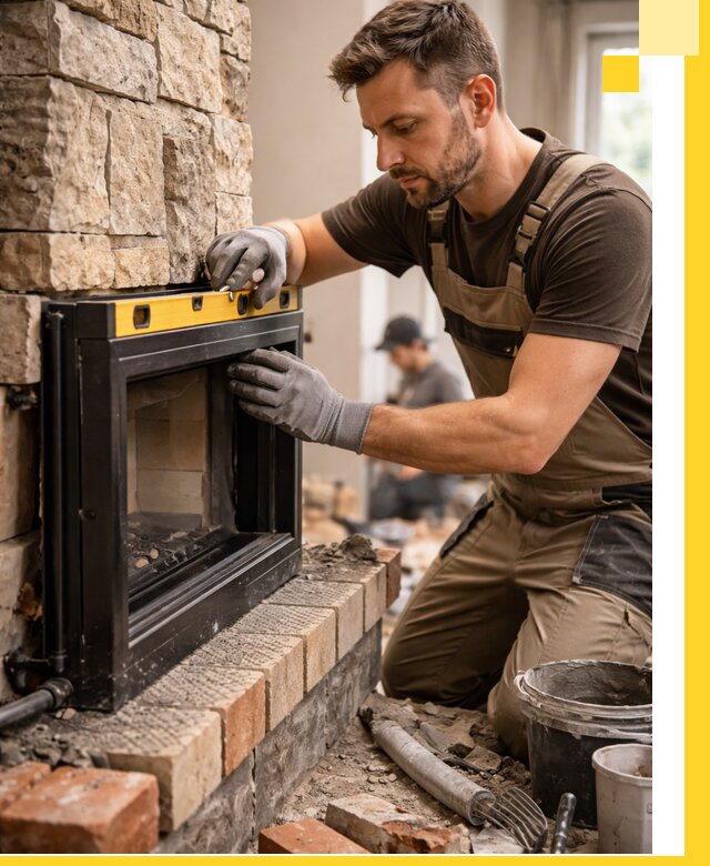 Дровяные камины под ключ в Егорьевске: монтаж, обустройство