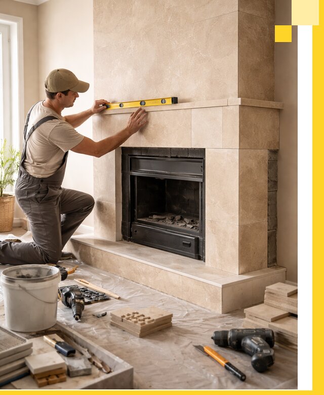 Установка и монтаж каминов в частном доме под ключ в Егорьевске