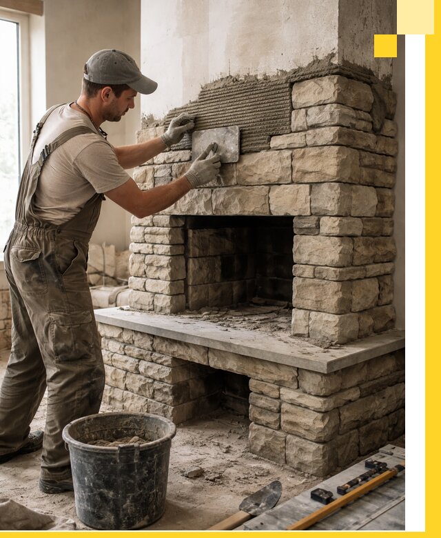 Строительство каминов под ключ в Егорьевске от проектирования до монтажа