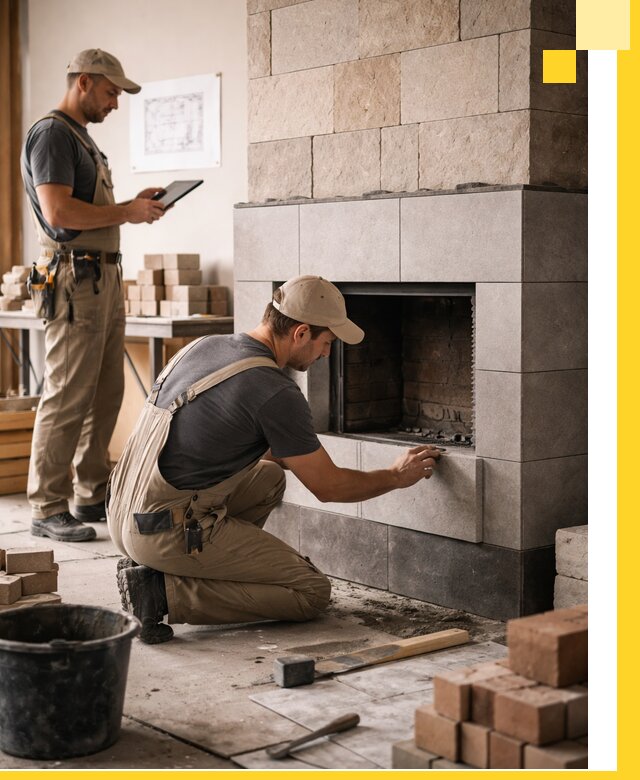 Индивидуальные проекты каминов и каминных систем в Егорьевске