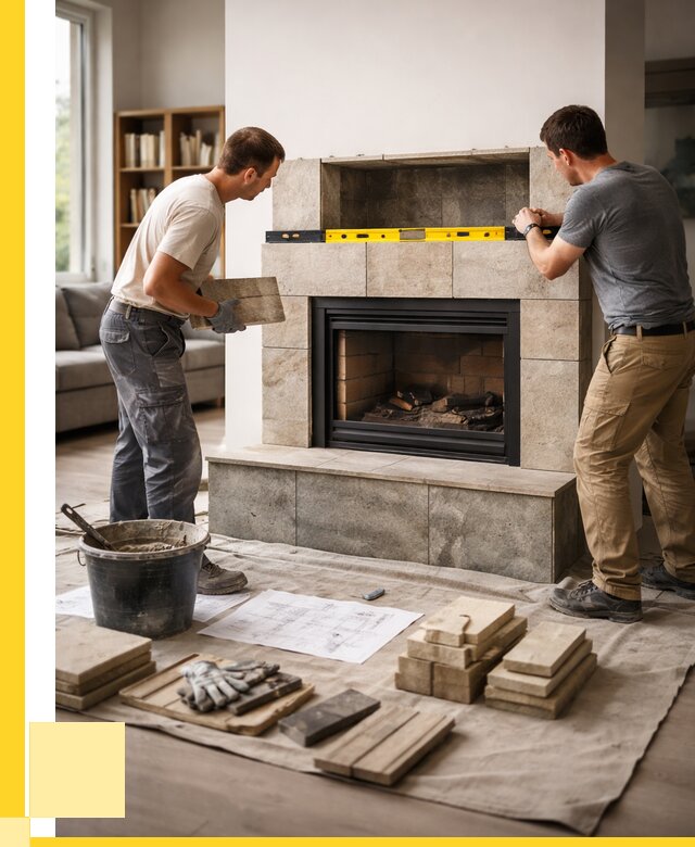 Монтаж каминов и установка в Егорьевске от 45567 р. | ЭриданГрь