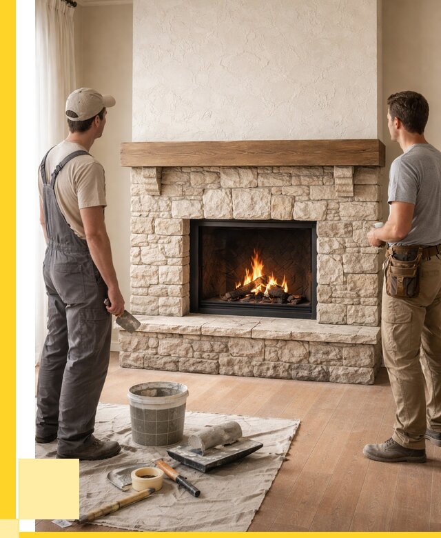 Отделка каминов в Егорьевске от 6582 р. под ключ | ЭриданГрь