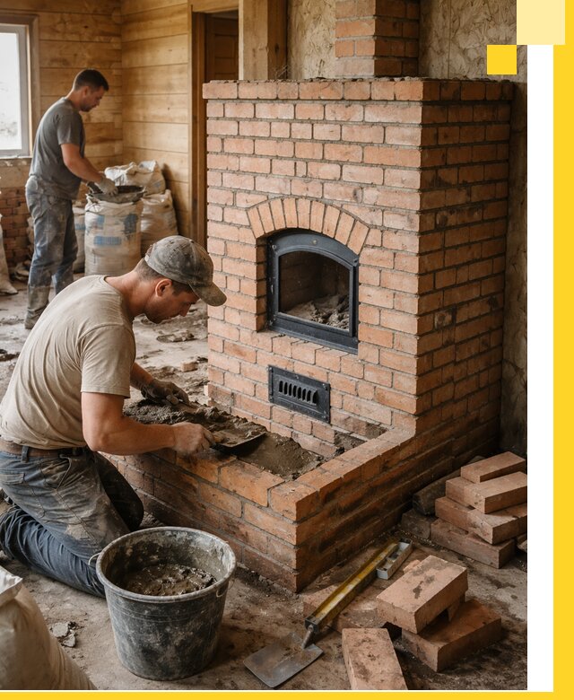 Профессиональное строительство печей в Егорьевске под ключ