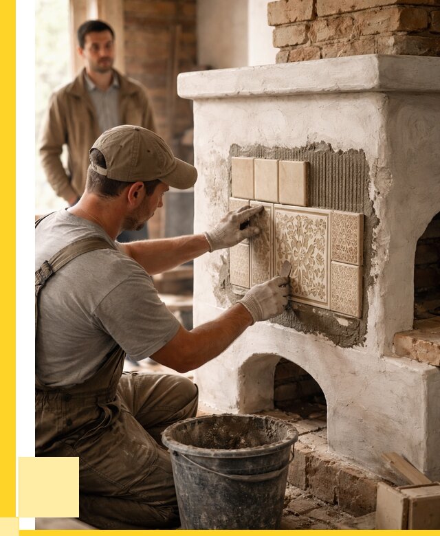 Отделка печей и банных печей в Егорьевске от 35441 р. | ЭриданГрь