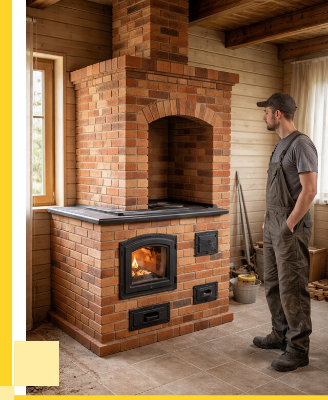 Кирпичные печи в Егорьевске: купить от 151890 р. | ЭриданГрь