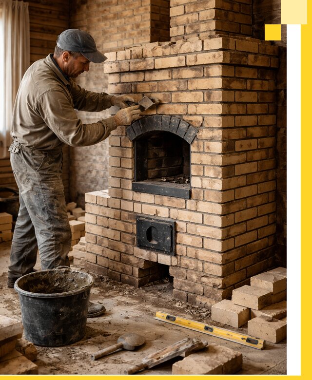 Кирпичные печи под ключ в Егорьевске: проектирование и кладка