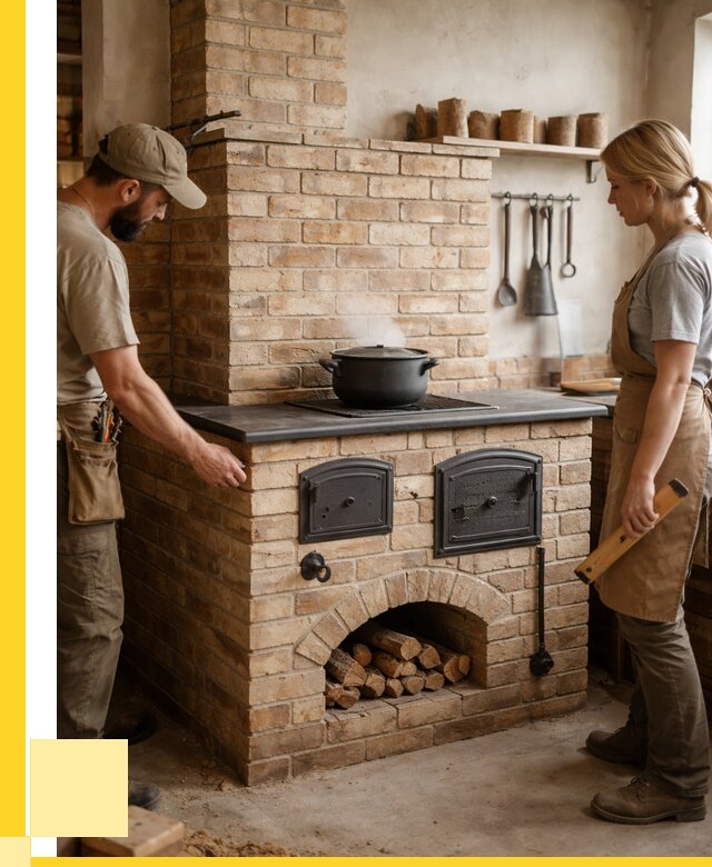 Варочно отопительные печи в Егорьевске от 91134 р. | ЭриданГрь