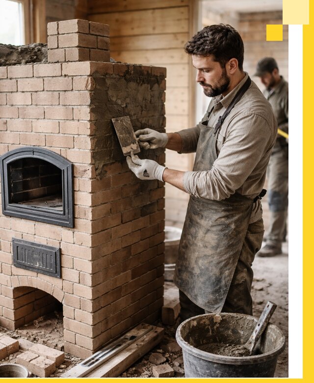 Изготовление и установка печей-шведок под ключ в Егорьевске