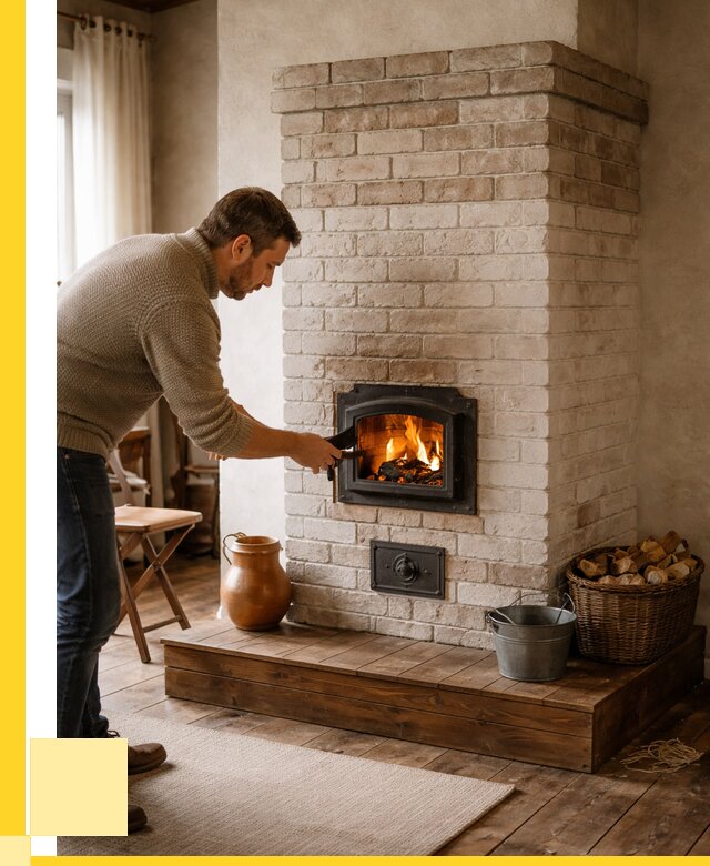 Печь голландка из кирпича в Егорьевске от 86071 р. | ЭриданГрь