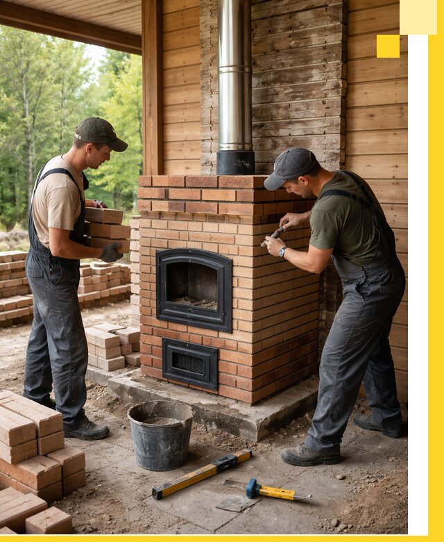 Производство и установка дачных печей под ключ в Егорьевске