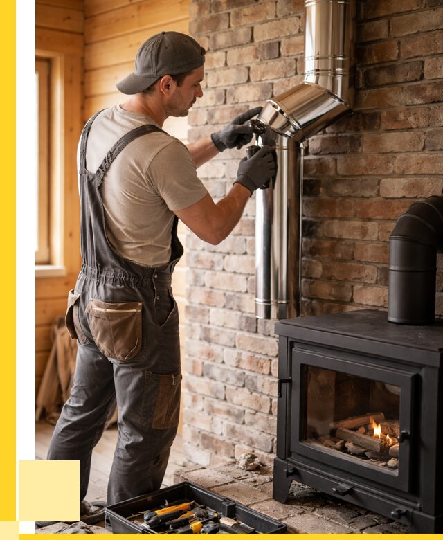 Монтаж дымоходов для печей в Егорьевске от 7595 р. | ЭриданГрь