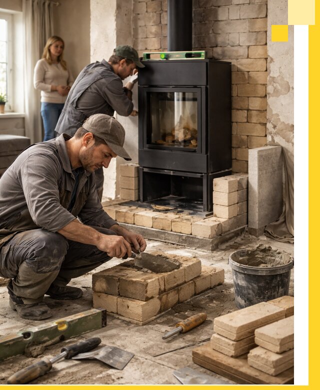 Печи и камины под ключ: проект, установка в Егорьевске