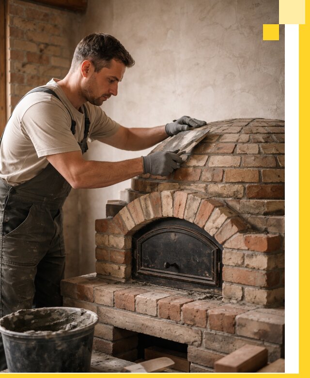 Изготовление и монтаж помпейских печей на заказ в Егорьевске