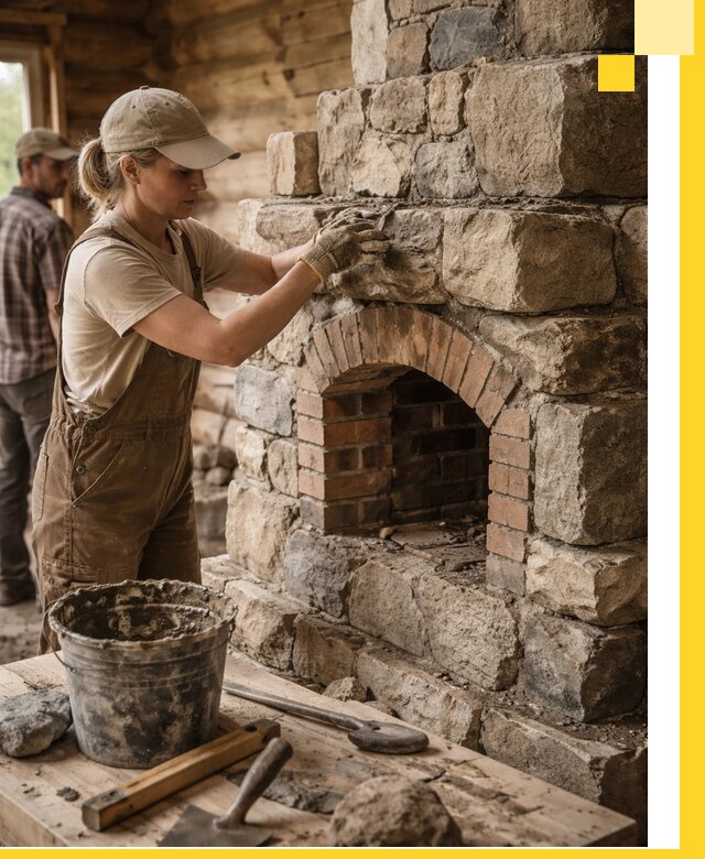 Каменные печи на заказ и монтаж в Егорьевске, долговечные решения