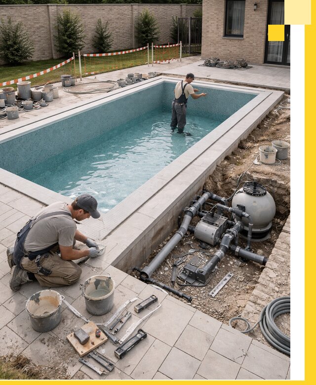 Строительство бассейнов под ключ в Егорьевске: проекты и монтаж