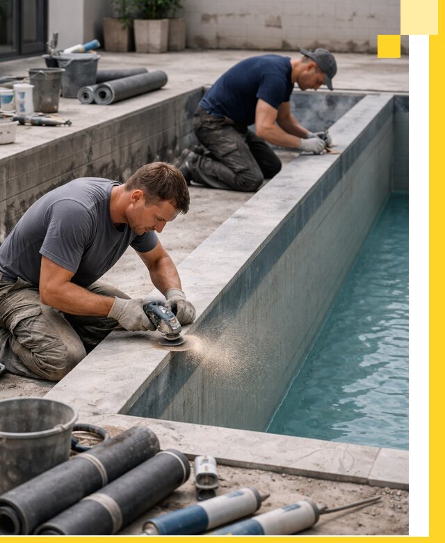 Профессиональный ремонт бассейнов под ключ в Егорьевске