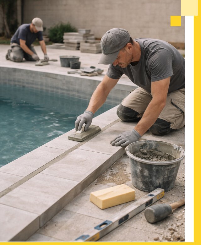 Отделка бассейнов в Егорьевске: декоративная отделка и гидроизоляция