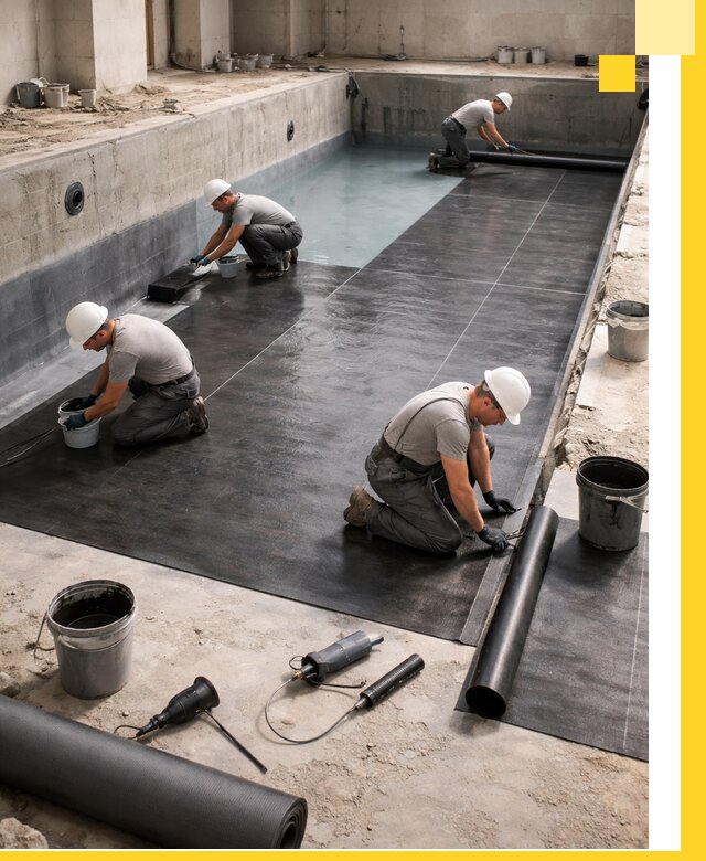 Профессиональная гидроизоляция бассейнов и чаш в Егорьевске под ключ