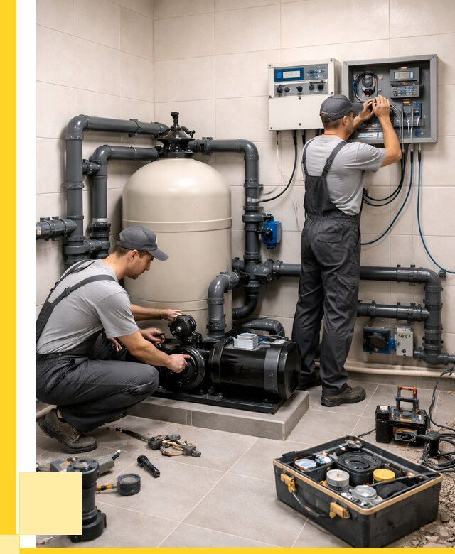 Монтаж оборудования для бассейнов в Егорьевске от 40504 р. | ЭриданГрь