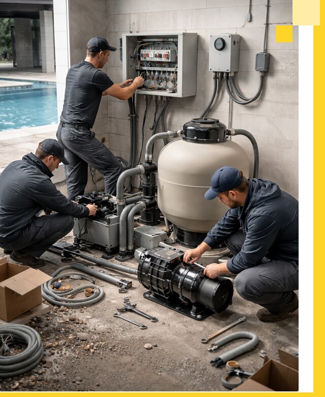 Профессиональный монтаж оборудования для бассейнов в Егорьевске