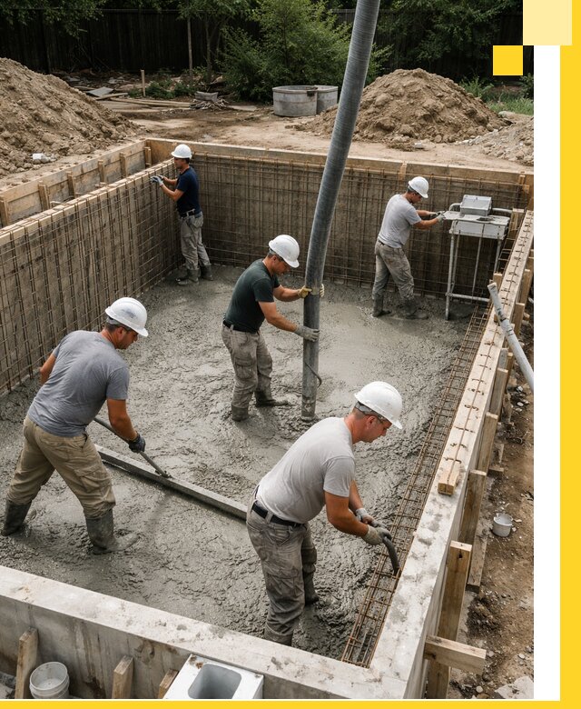 Строительство бетонных бассейнов под ключ в Егорьевске