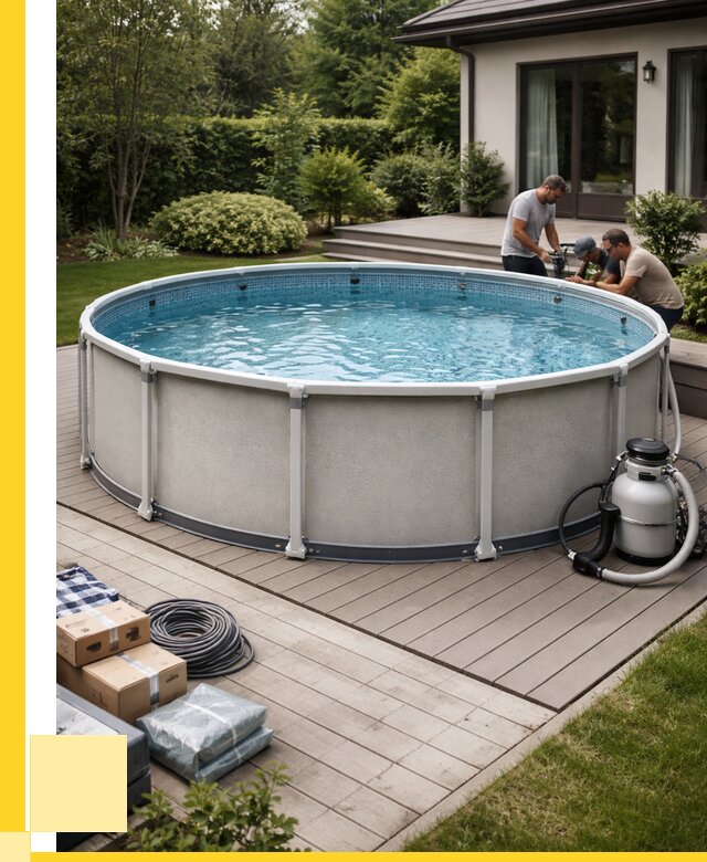 Купить каркасные бассейны в Егорьевске от 45567 р. | ЭриданГрь