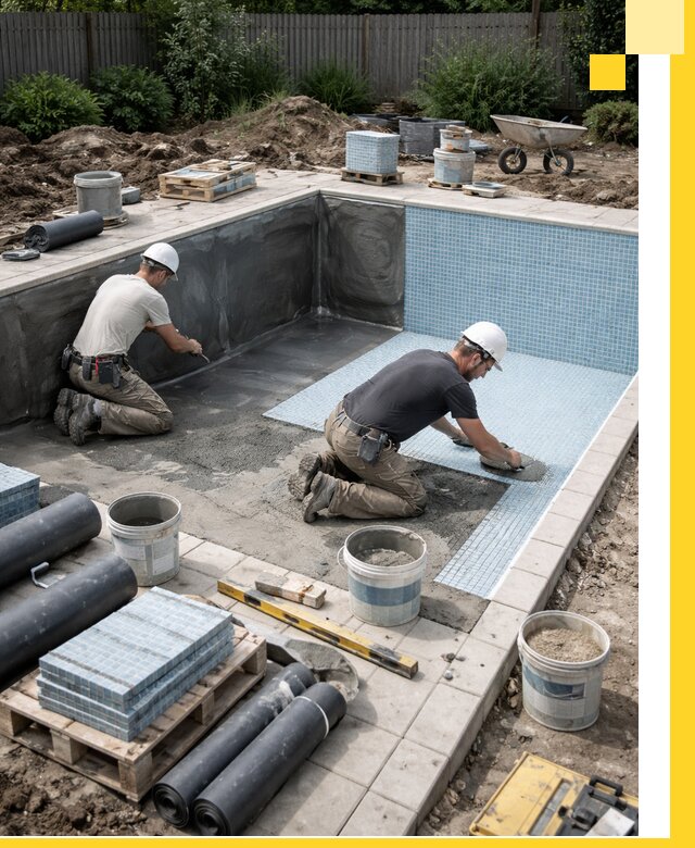 Проектирование и строительство стационарных бассейнов в Егорьевске