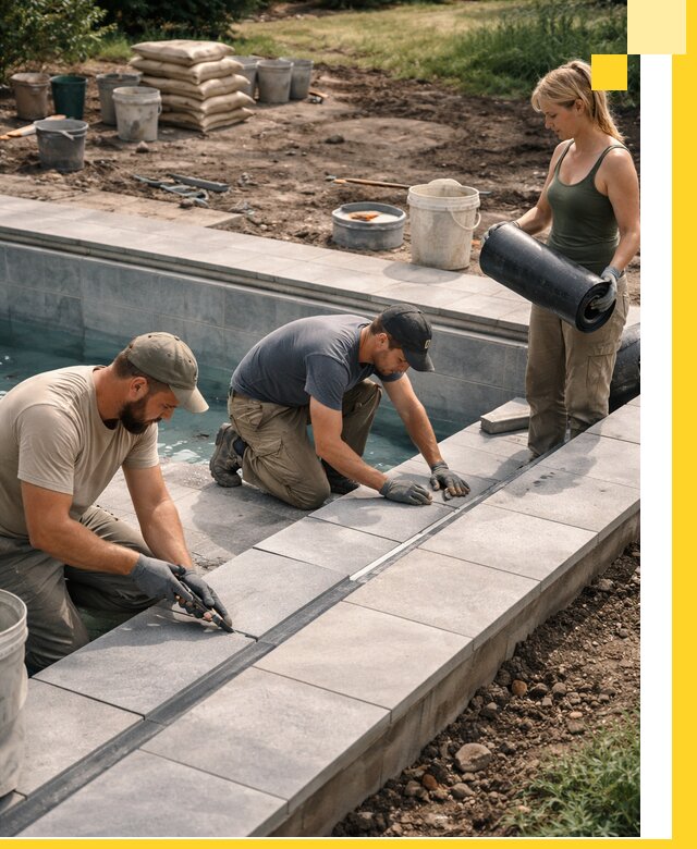 Строительство и монтаж уличных бассейнов под ключ в Егорьевске