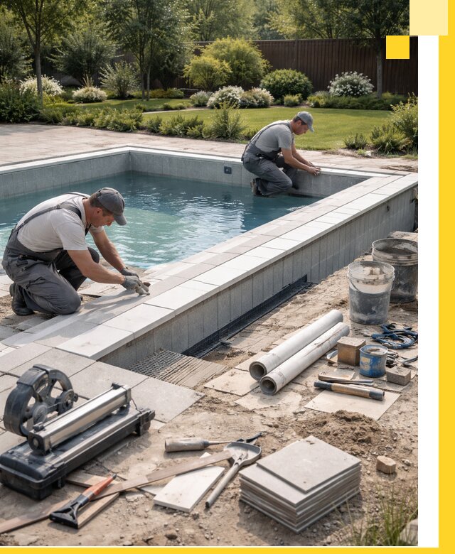 Строительство открытых бассейнов под ключ в Егорьевске профессионально