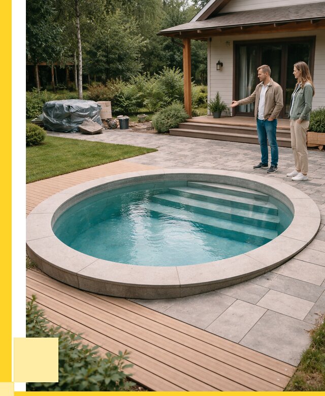 Бассейн на даче под ключ в Егорьевске от 202520 р., ЭриданГрь