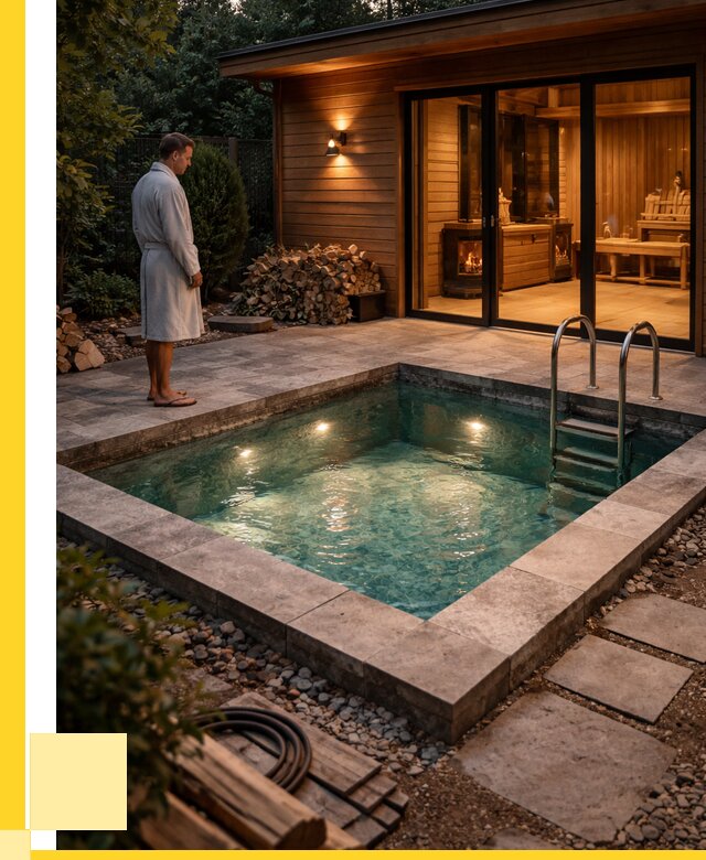 Бани с бассейном под ключ в Егорьевске от 96197 р. | ЭриданГрь