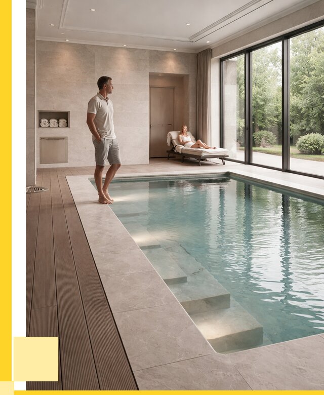 Бассейны в коттедже под ключ в Егорьевске от 1215120 р. | ЭриданГрь