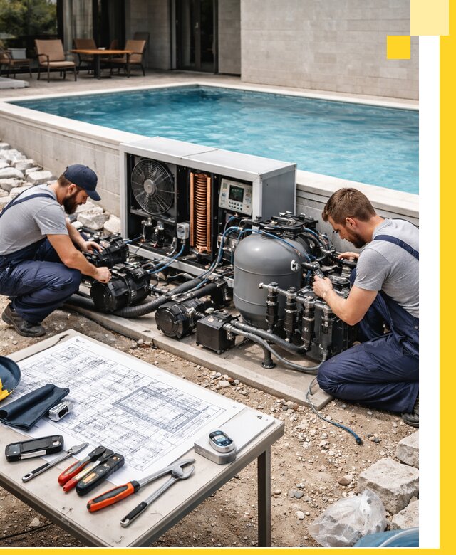 Проектирование и монтаж бассейнов с подогревом в Егорьевске