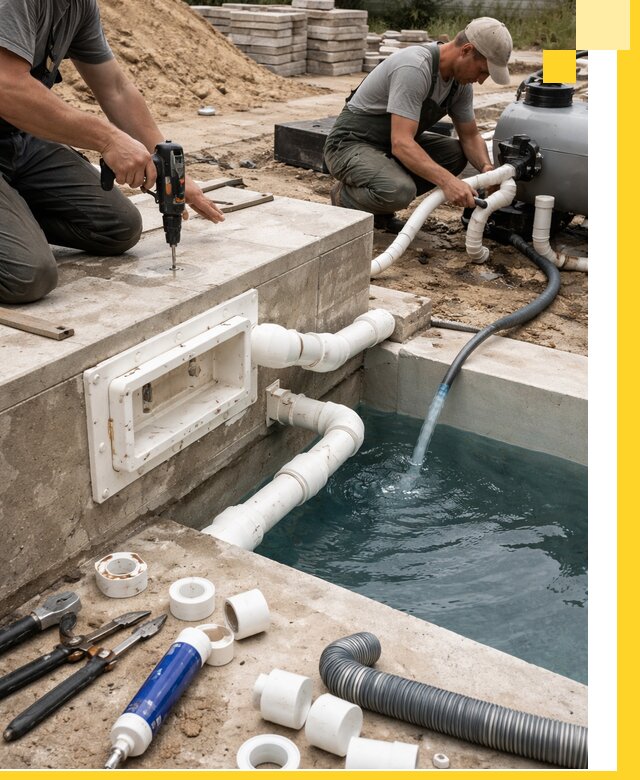 Строительство скиммерных бассейнов под ключ в Егорьевске