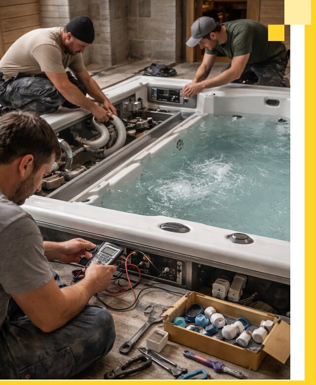 Гидромассажные бассейны под ключ в Егорьевске, дизайн и монтаж