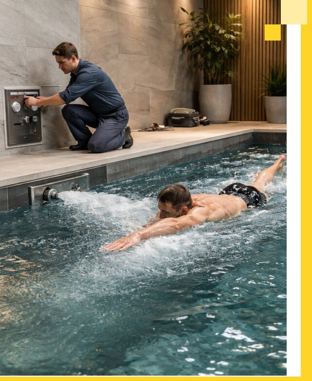 Проектирование и монтаж бассейнов с противотоком в Егорьевске