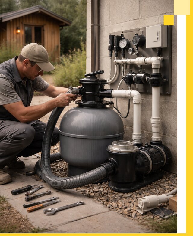 Продажа и монтаж фильтров и насосов для бассейнов в Егорьевске