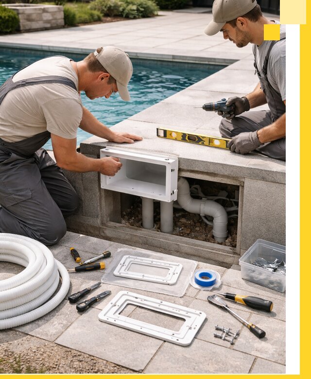 Поставка и установка скиммеров для бассейнов в Егорьевске