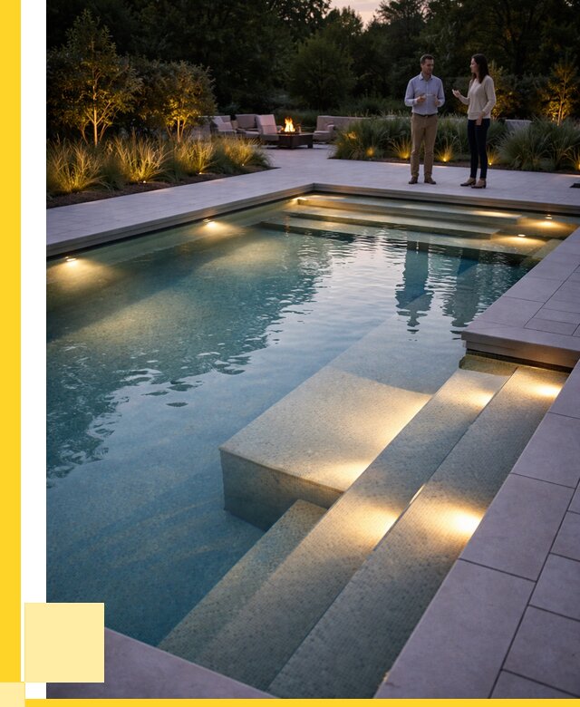 Освещение бассейнов в Егорьевске под ключ от 25315 р. | ЭриданГрь