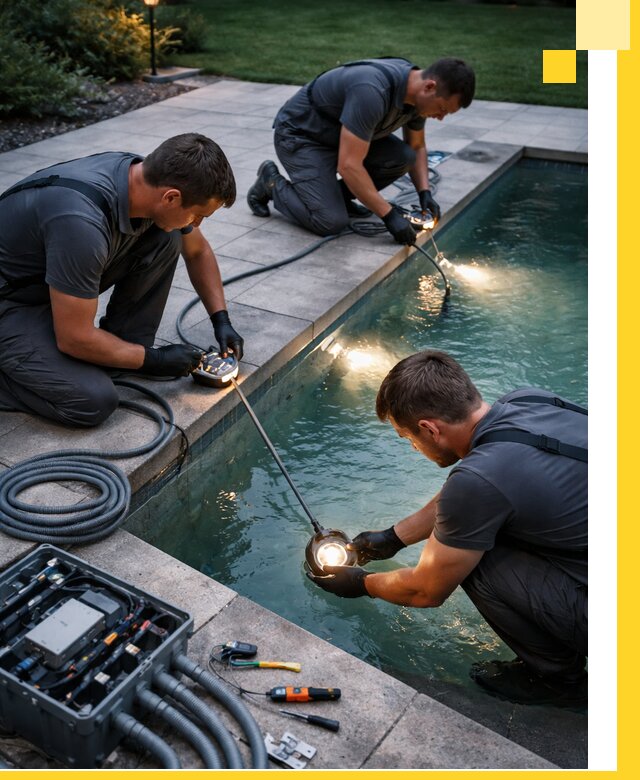 Профессиональное освещение бассейнов в Егорьевске: дизайн и монтаж