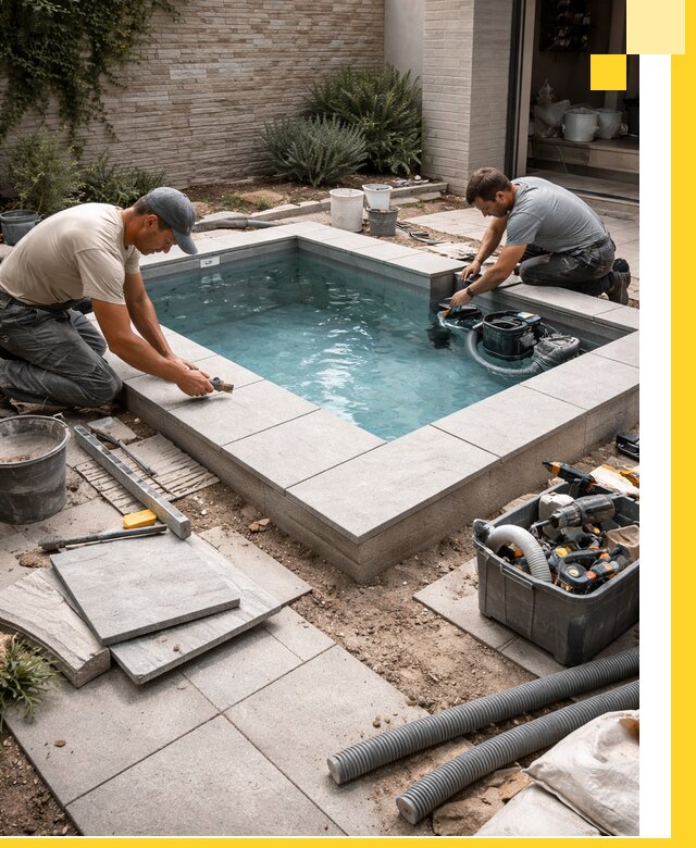 Мини бассейны под ключ в Егорьевске, дизайн и установка