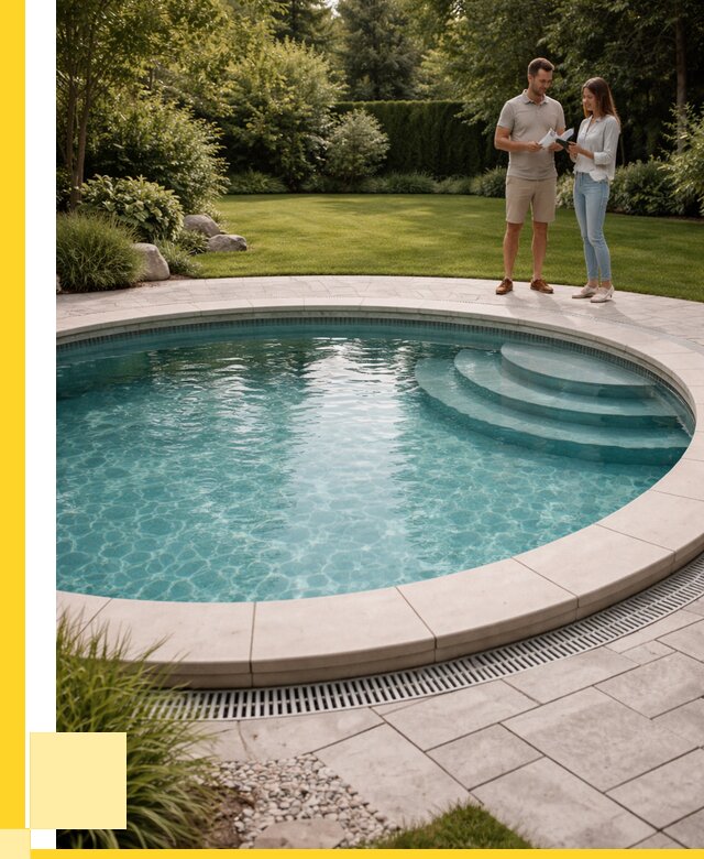 Круглые каркасные бассейны купить в Егорьевске от 253150 р. | ЭриданГрь