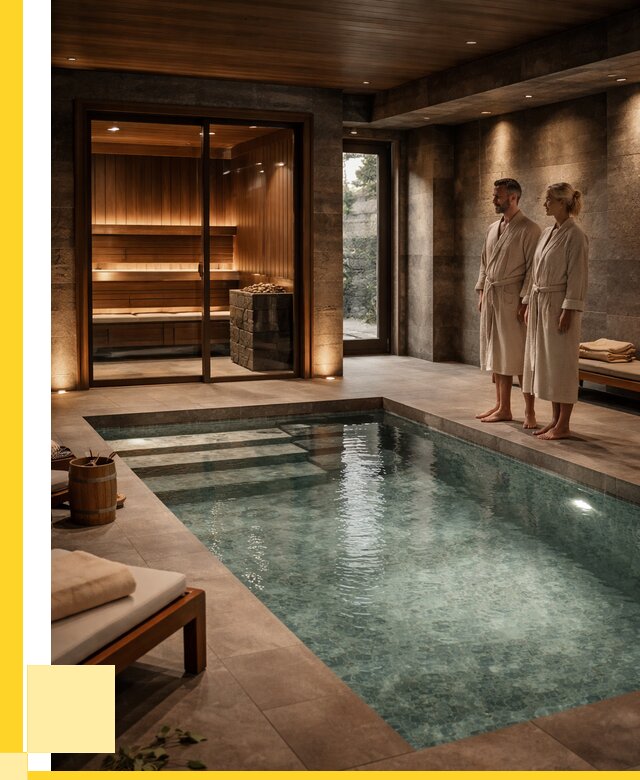 Сауна с большим бассейном в Егорьевске от 1215120 р. ЭриданГрь