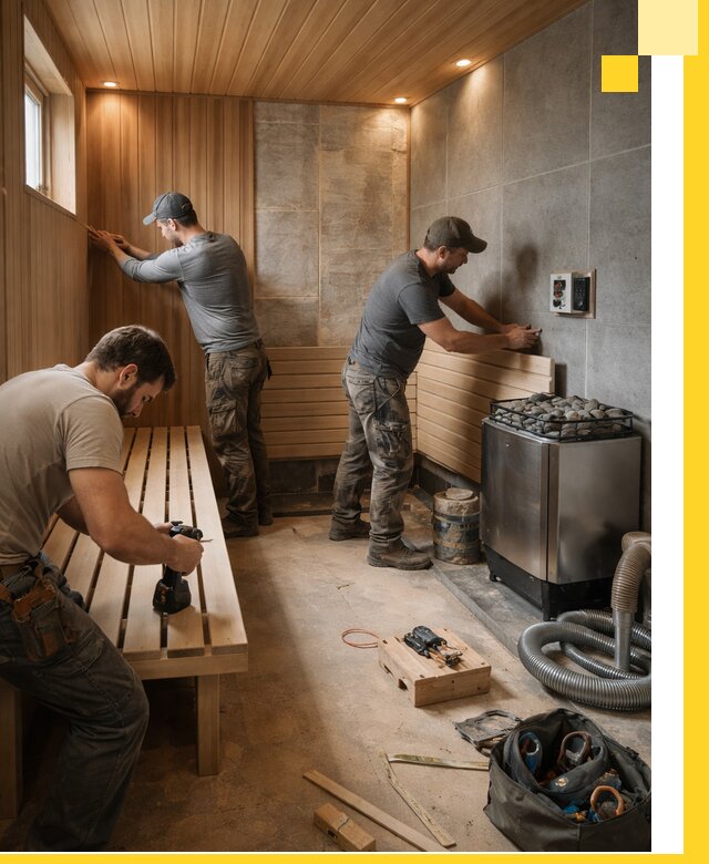 Сауны под ключ в Егорьевске, проектирование, строительство, отделка
