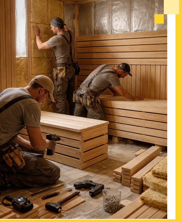 Профессиональное строительство саун под ключ в Егорьевске