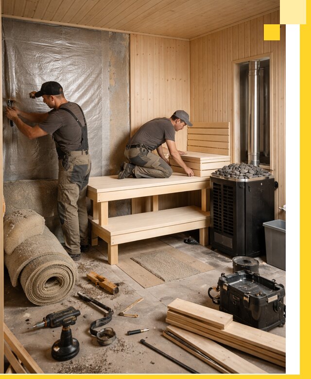 Проекты саун под ключ в Егорьевске дизайн и строительство