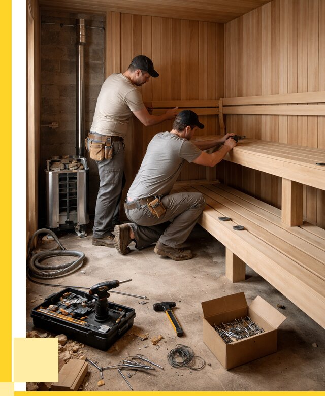 Монтаж саун под ключ в Егорьевске от 121512 р. | ЭриданГрь